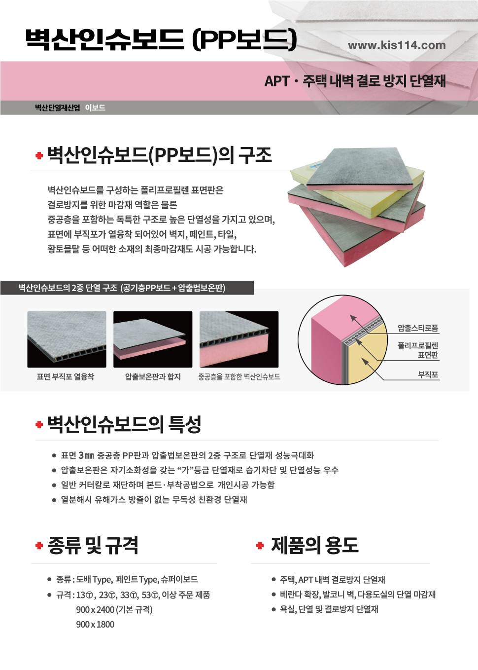 친환경단열결로곰팡이방지솔루션이보드 e*board